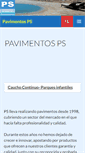 Mobile Screenshot of pavimentosps.com